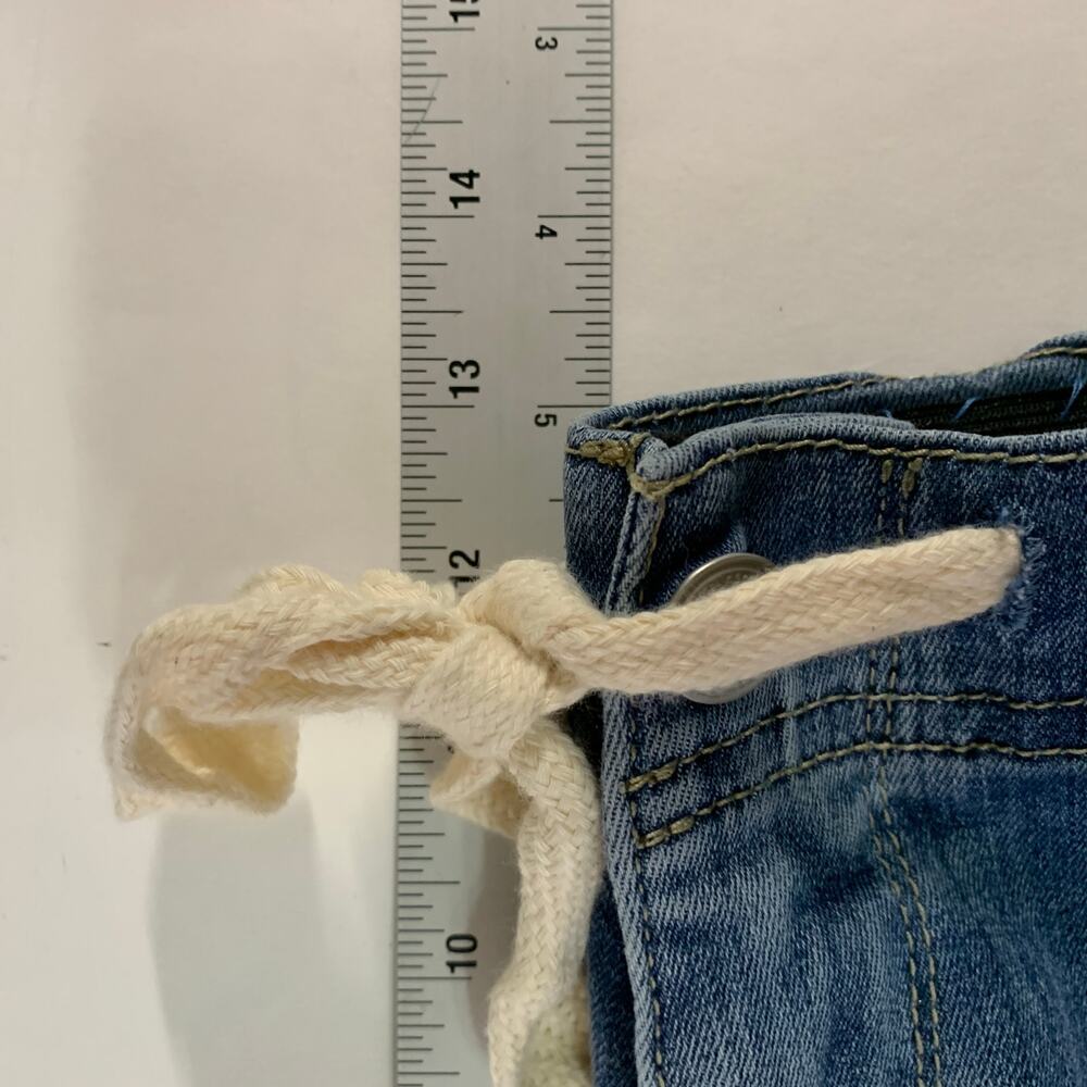 Judy Blue Drawstring Blue Denim Stretch Joggers Jeans 16W Drawstring - Picture 6 of 8